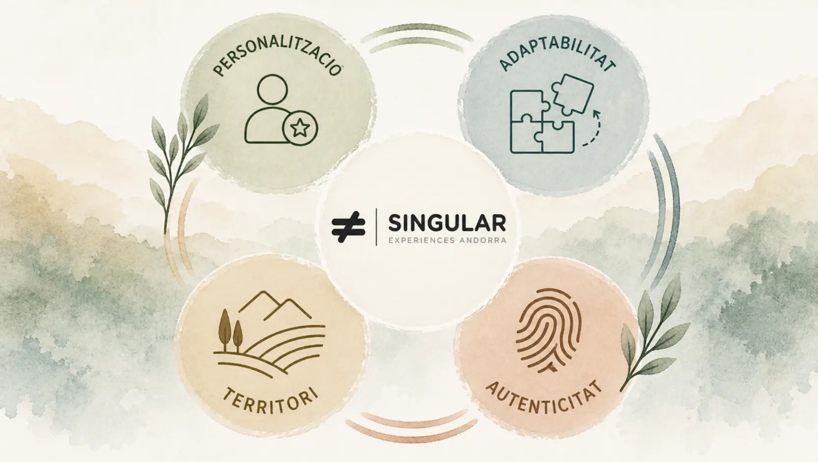 L'enfocament Singular — Personalització, Adaptabilitat, Territori, Autenticitat